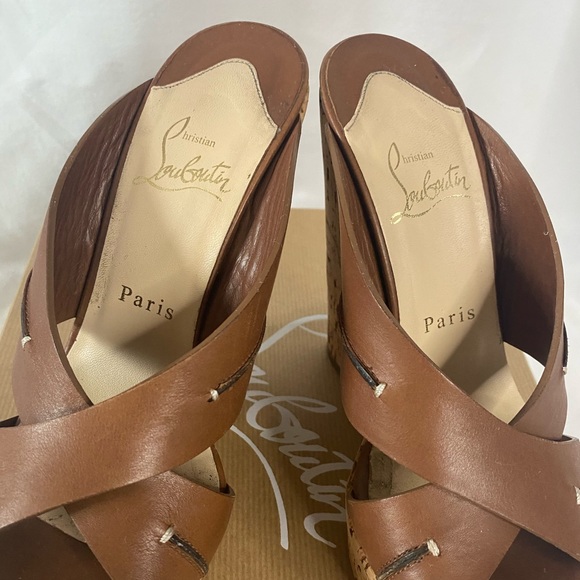 Christian Louboutin Marty Wedge Sandal - Picture 6 of 8